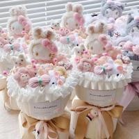 ราคา ของขวัญวันคริสต์มาสและวาเลนไทน์สำหรับแฟนสาวและเพื่อนซี้ในวันเกิด ตุ๊กตาการ์ตูน ตุ๊กตาคิตตี้ ช่อดอกไ (40276537503)