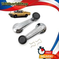 ราคา มือหมุนกระจก ซ้าย+ขวา เหล็ก+ดำ Datsun 720 Pickup ปี 1980 - 1991 (3387919687)