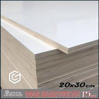 ราคา ไม้อัดเมลามีนสีขาว 15mm 20x30 cm (30x20 cm) ไม้อัดขาวด้าน 1 หน้า 15 mm 20x30 cm (45458083233)