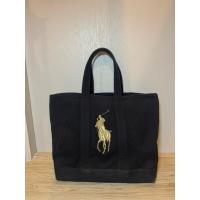 ราคา VTG. POLO Ralph Lauren Big pony Canvas Tote Bag (40511092715)