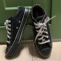ราคา รองเท้าผ้าใบสีดำ converseแท้100% ไซส์37.5 สภาพ90% (3219373841)