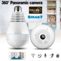 ราคา กล้อง IP กล้องวงจรปิด WiFi หลอดไฟกล้องพาโนรามา 360 หลอดไฟ V380 ไม่ใช่ icsee (26607140507)