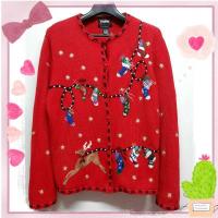 ราคา เสื้อคลุมไหมพรม งานปัก ไซส์ใหญ่ มือสอง (3768135335)