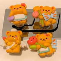 ราคา "ชุดช่างสวิตช์ห้องน้ําหมีเนย 4" ชุดแต่งเล็บสติ๊กเกอร์ปุ่มฟลัชเฉพาะ (51857134041)