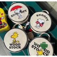 ราคา กระเป๋าสะพายคาด SNOOPY งานแท้ มีทั้งหมด 4 ลาย ลายการ์ตูน มาใหม่ งานผ้า มีหูหิ้ว ขนาด 15×15×5.5 cm (23967642472)