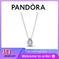 ราคา สร้อยคอเงินสเตอร์ลิง S925 สไตล์ Pandora พร้อมเพชรระยิบระยับ รหัส 392832K01 (42961707485)
