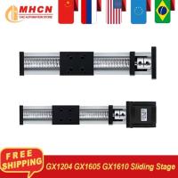 ราคา GX1204/1605/1610 Ball Screw Z Axis Motion Table CNC Sliding Stage Travel 100-200mm Linear Shaft Rai (46955862472)
