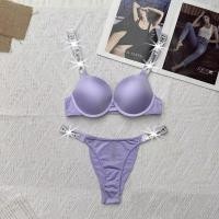 ราคา Victoria's Secret สายคล้องไหล่สีม่วงหรูหรา ชุดชั้นในแบบพุช업สไตล์คลาสสิก ให้ความสบายและสวยงาม (52857787848)