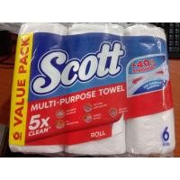 ราคา SCOTT KITCHEN TOWEL 6 ม้วน (43327475014)