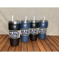 ราคา แก้ว Yeti แท้ RAMBLER 26 OZ STACKABLE CUP WITH STRAW LID (18161411437)