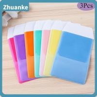 ราคา ZHUANKE กระเป๋าใส่ปากกากันรั่ว 3 ชิ้น โรงเรียน ดินสอสีสันสดใสแบบพกพา (55108498544)