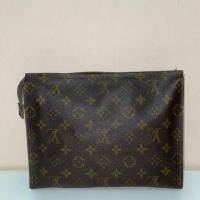 ราคา กระเป๋ามือสอง ของแท้ Louis Vuitton Monogram Toiletry Pouch 26 วินเทจ สภาพดี (27228486094)