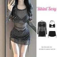 ราคา BikiniSexyบิกินี่ชุด3ชิ้นชุดว่ายน้ําเซ็กซี่ บิกินี่เซ็กซี่ ชุดว่ายน้ำ bikini ชุดว่ายน้ำกันuv (44154614382)