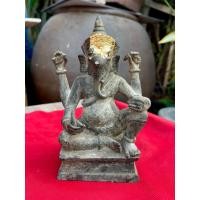ราคา พระพิฆเนศโบราณ เนื้อสำริด ปางสี่กร ประทานพร ศิลปะลพบุรี ขอมโบราณ หน้าตัก3นิ้ว (49359230732)