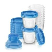 ราคา PHILIPS AVENT ถ้วยเก็บน้ํานมแม่ - ภาชนะใส่น้ํานมแม่ 180 มล. (42005745266)