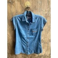 ราคา เสื้อยีนส์ Harley Davidson แขนกุด(M) (40952814820)