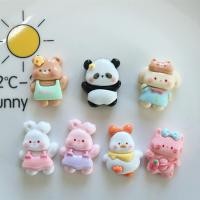 ราคา [จัดส่งจาก 5 ชิ้น] สติ๊กเกอร์ติดรองเท้าแตะ เครื่องรางสัตว์น่ารักติด CROCODILE SLIPPERS รองเท้าแตะ CROCODILE (43604038632)