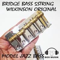 ราคา Wilkinson WBBC 5 Original Bass Bridge - Jazz Bass 5string Bridge - Wilkinson WBBC 5string Bass Bridge - Wilkinson WBBC 5 Brass Saddle Bass Bridge (27931262835)