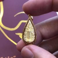 ราคา จี้หลวงพ่อบ้านแหลม จิ๋ว กรอบทองแท้90% (44253632246)