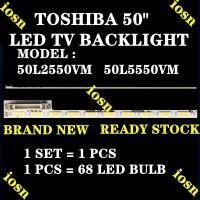 ราคา Toshiba ไฟแบ็คไลท์ทีวี LED 50 นิ้ว 50L2550VM 50l2550VT 50L5550VM 50 ลิตร 50 ลิตร 2550 50l5550 V500H1-ME1-TLEM9 (25509288689)