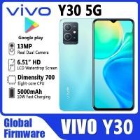ราคา สมาร์ทโฟน Vivo Y30 5G | 6GB 2GB ขยาย RAM 128GB ROM | MediaTek มิติ 700 5G | แบตเตอรี่ 5000มะห์ | กล้องเล่น 50MP (50750202794)