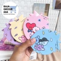 ราคา Bt21 MOTIF กระจกแต่งหน้า/กระจกกลมเล็ก/KPOP กระจกแต่งหน้าแบบพกพา POCKET Glass (29310644428)