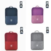 ราคา กระเป๋าใส่รองเท้าสำหรับพกพา 30x22x12 cm. (สีน้ำเงิน,สีแด,งสีม่วง,สีเทา) (15085498957)