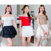 ราคา ครอปปาดไหล่ผ้าร่องไหมพรม (24876918038)