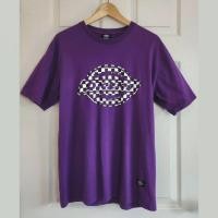ราคา [มือสอง] Dickies Checkered Logo T-Shirt เสื้อยืดแขนสั้น สีม่วง ไซส์ M แบรนด์แท้ (40908273478)