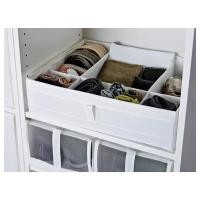 ราคา SKUBB สกุบบ์ กล่องแบ่งช่อง, ขาว, 44x34x11 ซม. (27303091366)