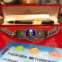 ราคา แบ่งปันบูชา เลสข้อมือเนื้อเงินลงยา พระอาจารย์แดง วัดป้อมรามัญ จ.อยุธยา น้ำหนักเงิน 50 กรัม สภาพผ่านการใช้งานครับ (22463043357)
