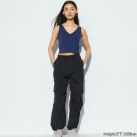 ราคา กางเกงผ้าร่ม Parachute Uniqlo sz.L สีดำ [Like New] (29574904178)