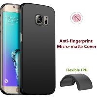 ราคา สําหรับ Samsung Galaxy S6 Edge SM-G925F G925A G925T ยืดหยุ่น TPU Minimalism ฝาครอบซิลิโคน Fine Matte Finish เคลือบป้องกันลายนิ้วมือ Jelly Case (26202901822)