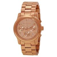 ราคา Michael Kors นาฬิกาข้อมือผู้หญิง Runway Rose Gold-Tone Watch MK5128 (578547949)