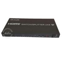 ราคา HDMI 2 In 8 Out 4K x 2K 3D 1080p HDMI Splitter 2x8 HD HDMI Switch (20396317464)