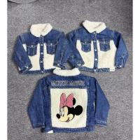 ราคา • BABYLURAIN • ZARA เสื้อแจ็คเก็ตยีนส์ขนเฟอร์สําหรับเด็ก Minnie Mouse (54853254114)