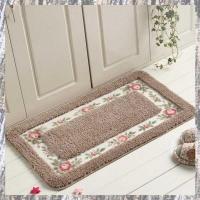 ราคา LY (Gjtq) Pastoral Style Bath Carpet Rectangle Mat Anti-Slip Shower Room Rugs Carpets Or Decor Toil (42860331899)