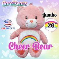 ราคา ●Jumbo● นำเข้ามือสอง แท้ % ตุ๊กตาหมี แคร์แบร์ Cheer Bear เชียร์ แบร์ Care Bears ปี 2002 หน้าเก่า จาก USA Size 26 นิ้ว (23067630389)