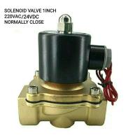 ราคา โซลินอยด์วาล์ว 1 นิ้ว 220VAC / 24VDC โซลินอยด์วาล์วทองเหลือง ปกติปิด (44005713434)