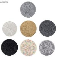 ราคา Zein ทอมือเชือกฝ้าย Placemat ผ้าฝ้ายถัก Coaster ห้องครัว Dinning ตาราง Pad (45756700855)