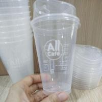 ราคา แก้วเปล่า7/11พร้อมฝา แก้วAll Cafe' ขนาด16ออนซ์ (48158488938)