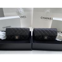 ราคา New Chanel Glasses Case with Classic Chain in Black Caviar (4179900269)