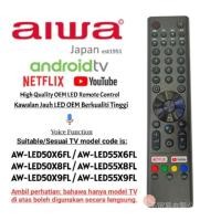 ราคา AIWA SMART TV รีโมทคอนโทรลสําหรับ iwa android สมาร์ท LED TV เสียงรีโมทคอนโทรลพร้อม NETEFlX (40730274612)