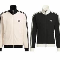 ราคา [แท้ 100%]Adidas Waffle Beckenbauer Track Top (Black, White) (52458226968)