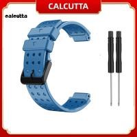 ราคา [calcutta] สายรัดข้อมือเป็นมิตรกับสิ่งแวดล้อม 20 มม.สายนาฬิกาซิลิโคนที่เหมาะกับผิวสําหรับ Garmin Approach S20/Forerunner 220 230 235 630 620 735 (27673710064)