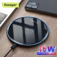 ราคา Essager ที่ชาร์จไร้สาย 15W Qi สําหรับ iP 11 Pro Xs Max X Xr 8 Samsung S20 Xiaomi mi 9 (7746462939)