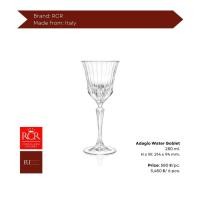 ราคา แก้วคริสตัล ขนาด 280 ml. (Water Goblet) Adagio Collection, Brand RCR (16091492752)