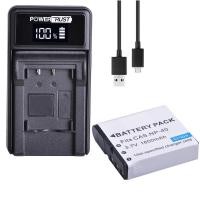 ราคา 1600MAh 3.7V แบตเตอรี่ดิจิตอล NP-40 NP40 CNP-40ชาร์จแบตเตอรี่กล้อง/NP-40 Charger สำหรับ Casio EX-Z40 Z57 FC100 (23848476141)