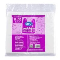 ราคา Aro เอโร่ ถุงหูหิ้วใสบาง 500กรัม 6x11 / 6x14 / 7x15 / 8x16 / 9x18 / 12x20 ถุงหิ้ว ถุงหูหิ้ว (19280272474)