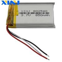 ราคา XINJ 3.7V 850mAh 802540 3 Wires Thermistor Polymer LiPo Li Lithium Battery For Bluetooth Phone Digital Camera Driving Re (27761450874)